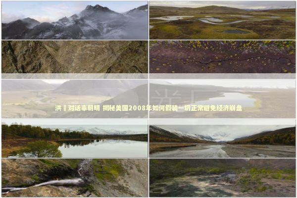 洪灝对话辜朝明 揭秘美国2008年如何假装一切正常避免经济崩盘 新闻