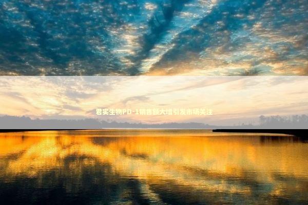 君实生物PD-1销售额大增引发市场关注 新闻