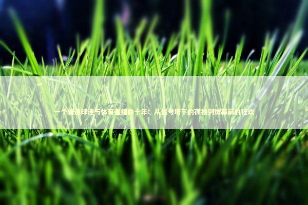 一个普通球迷与体育直播的十年：从信号塔下的孤独到屏幕前的狂欢